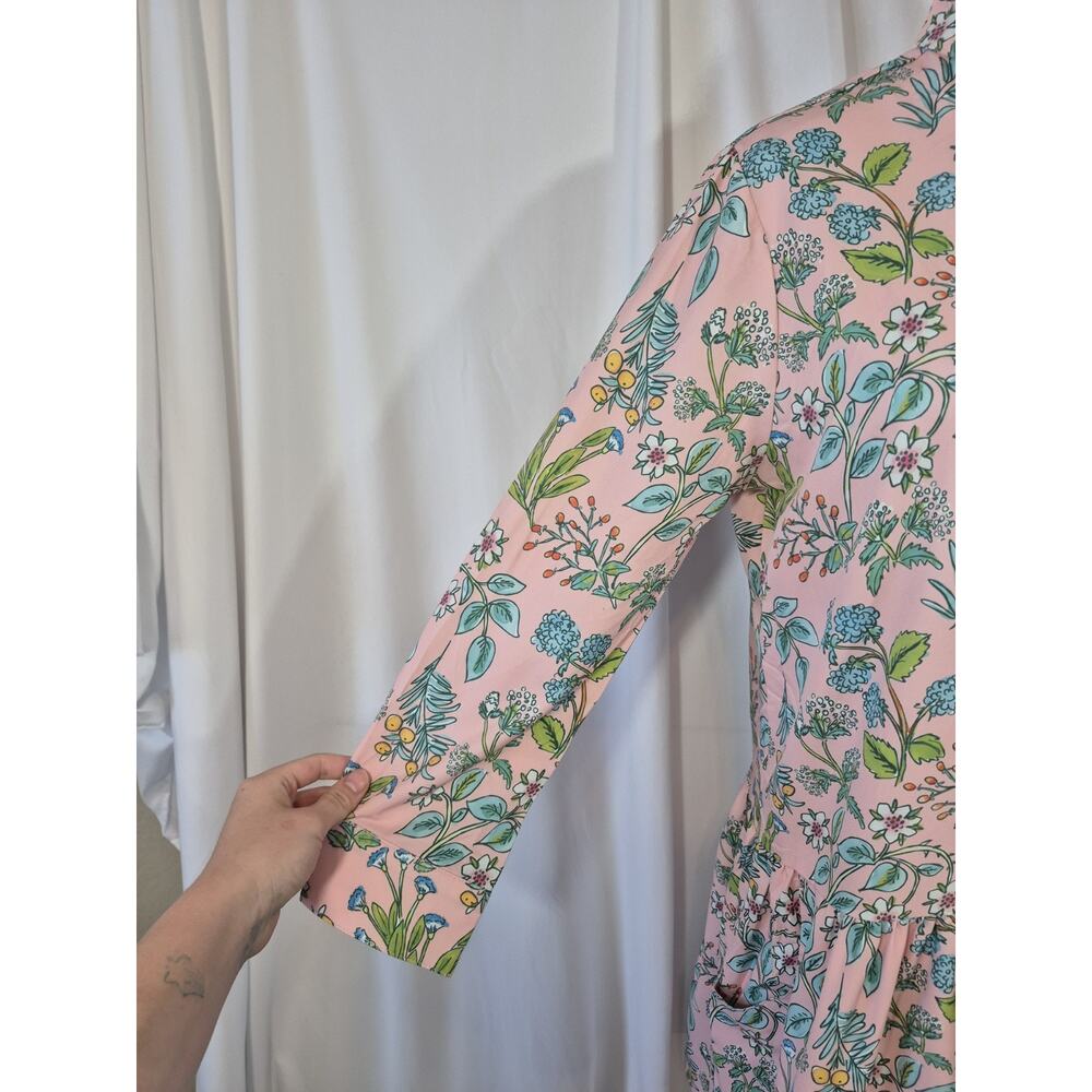 Smith Quinn Pink Floral Mini Dress New Small - Picture 4 of 10